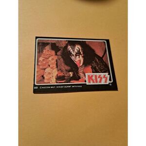Vintage 1978 Aucoin Management AGRMT KISS Trading Card No 50 Collectible Rock